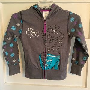 Disney Store Elsa Zip Up Hoodie